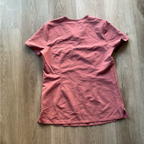 figs mauve pink high waist zamora jogger XXS TALL + Catarina Top XS scrub set - Picture 4 of 8